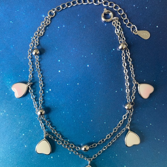 NEW Lovely heart pink bracelet - Picture 3 of 4